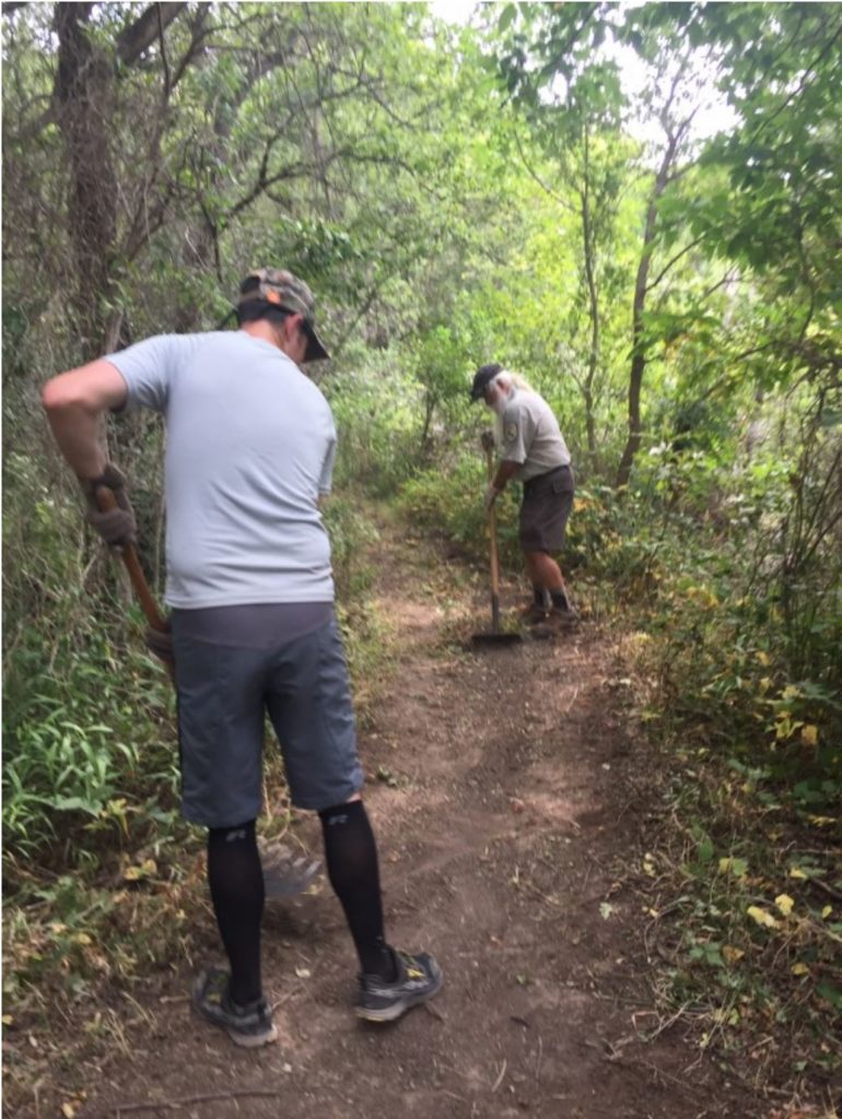 FOW Trail Maintenance - Photo by Emelie Stahler